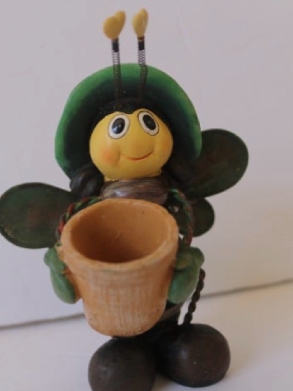 Vintage Cottage Bumblebee Figure